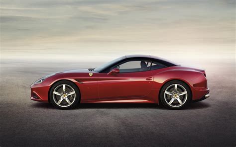 Red Ferrari California side view HD desktop wallpaper : Widescreen ...