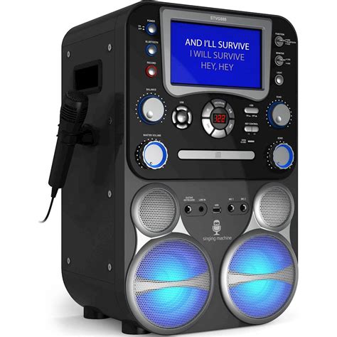 Questions and Answers: Singing Machine CD+G Bluetooth Karaoke System Black STVG890BTBK - Best Buy