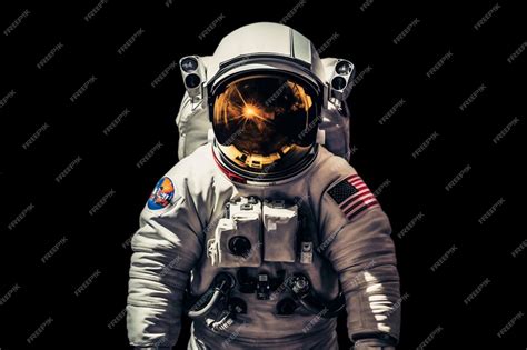 Premium AI Image | An astronaut in a space suit with a logo