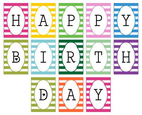 How To Make A Birthday Banner In Word - Printable Templates Free