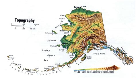 Map Of Usa And Alaska – Topographic Map of Usa with States