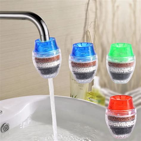 2018 Coconut Carbon Home Household Kitchen Mini Faucet Tap Water filter Clean Purifier Filter ...