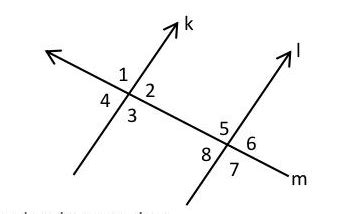 Perhatikan gambar a. Sudut 1 sehadap dengan sud...