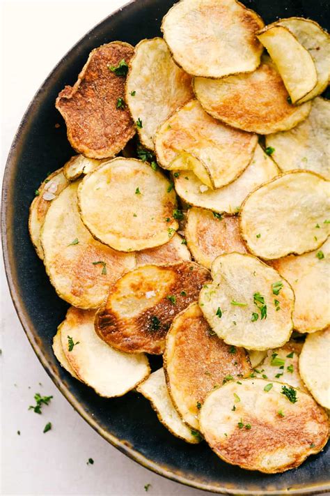 Crispy Air Fryer Potato Chips {Only 3 Ingredients} | The Recipe Critic