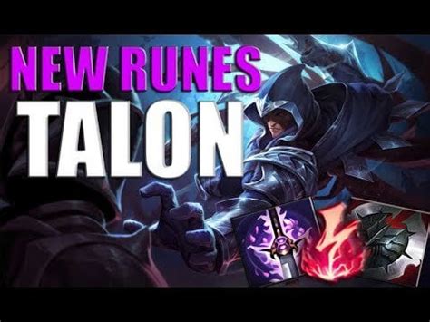 Talon Highlights from Preseason 8 w/ New Runes from Runes Reforged. : r ...