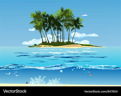 Island Royalty Free Vector Image - VectorStock