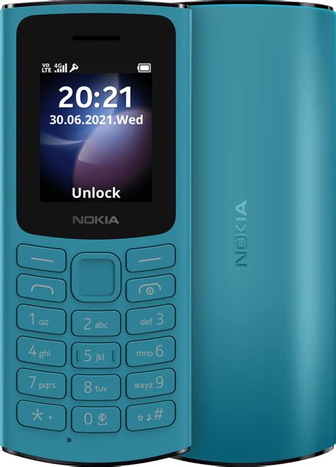 Nokia 105 4G mobile phone with FM Radio