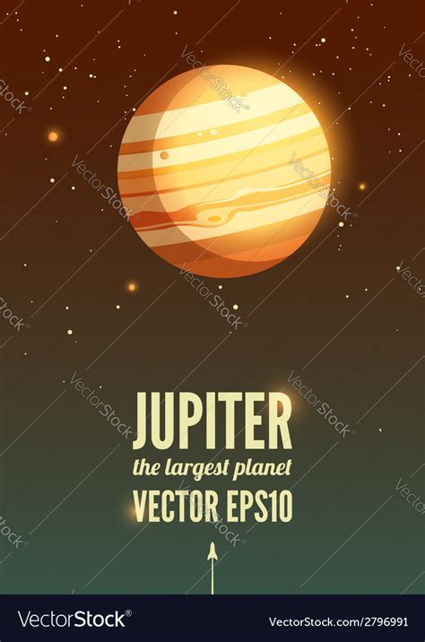 Jupiter Royalty Free Vector Image - VectorStock