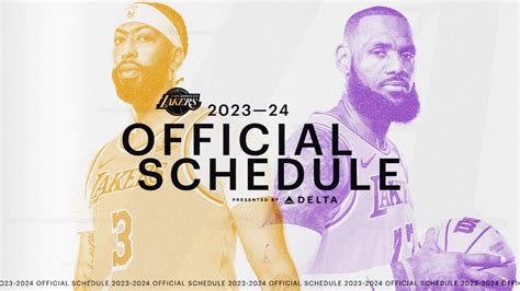 Lakers Announce 2023-24 Season Schedule, Presented by Delta Air Lines | NBA.com