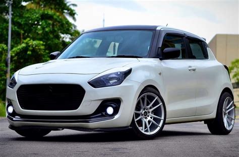 This Lowered Maruti Swift With Custom Alloys Looks Utterly Gorgeous