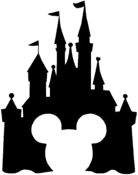 Disney Castle Disney Logo Disney Silhouettes Disney Castle Logo ...