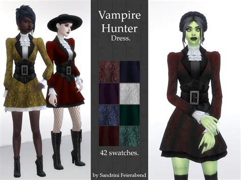 The Sims Resource - Vampire Hunter Dress