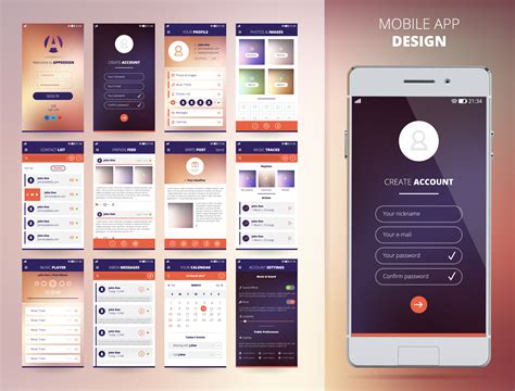 Free Mobile App Design Templates