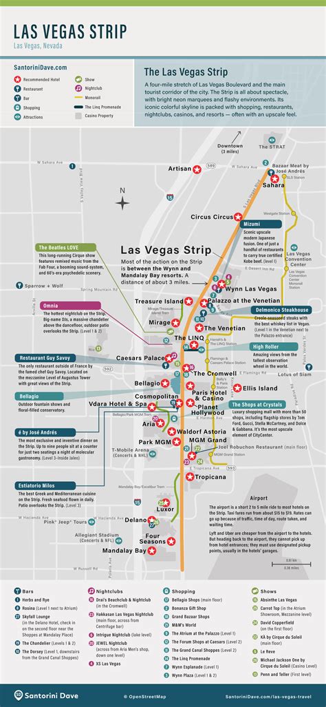 Las Vegas Map Of Strip Hotels - Map