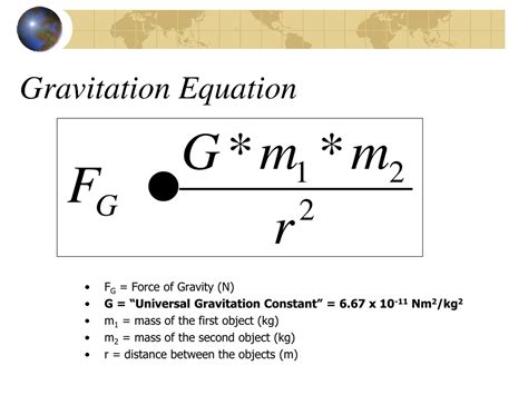 PPT - Newton’s Law of Universal Gravitation PowerPoint Presentation ...