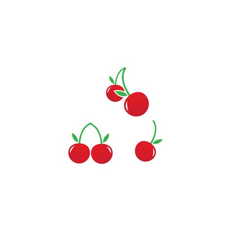 Cherry logo vector 14601107 Vector Art at Vecteezy