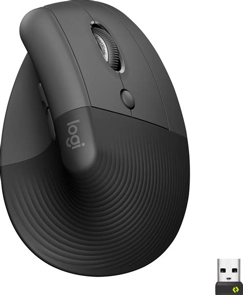 Logitech Lift Vertical Wireless Ergonomic Mouse with 4 Customizable ...