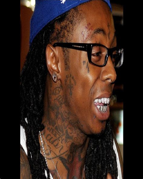 Weezy on his neck - Lil Wayne's Tattoos