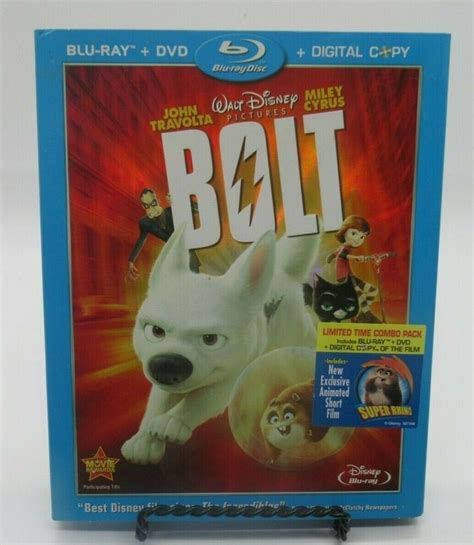 Bolt (Blu-ray Disc, 2009, With DisneyFile) for sale online | eBay | Blu ...