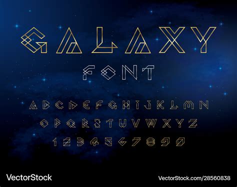 Scifi font Royalty Free Vector Image - VectorStock