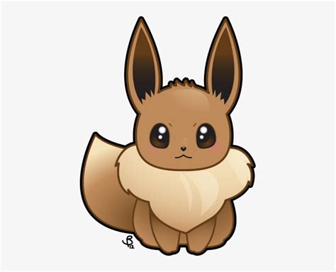 Eevee Drawing Chibi - Eevee Lutions Emojis Transparent PNG - 430x587 - Free Download on NicePNG