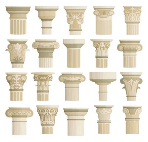 Frame gold columns Vector Art Stock Images | Depositphotos