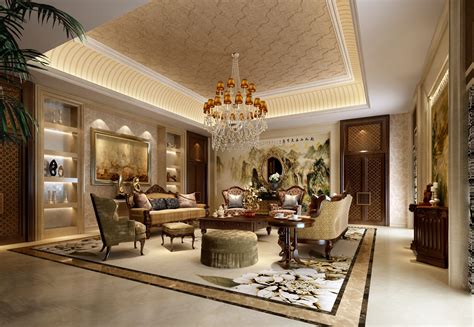 Luxury living room 3D Model MAX | CGTrader.com