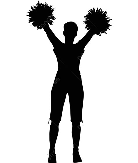 Cheerleader Silhouette PNG, Vector, PSD, and Clipart With Transparent ...