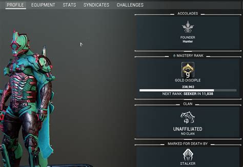 Selling - Warframe Founders (Hunter) Account | EpicNPC Marketplace