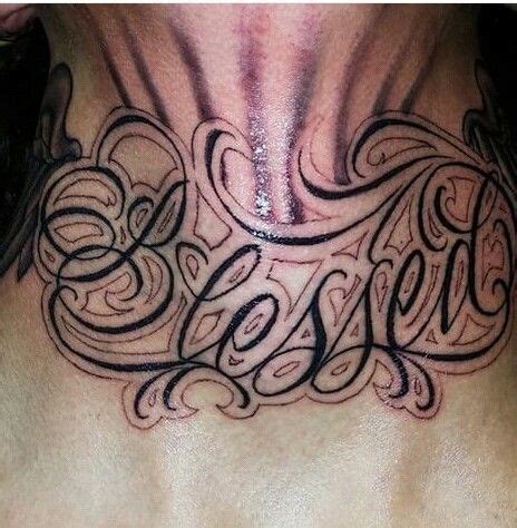 BLESSED | Tattoo lettering, Tattoos for guys, Fancy cursive