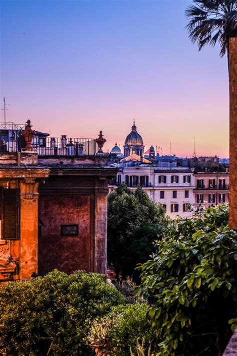 Sunset at the Spanish Steps - An American in Rome