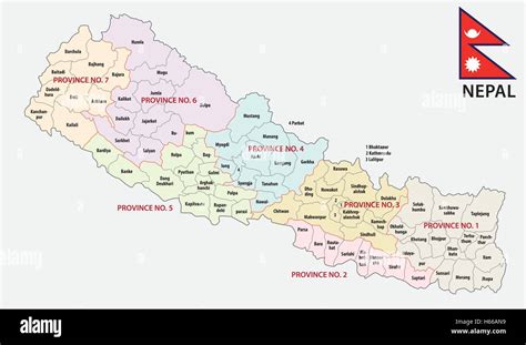 Political Map Of Nepal Map Vector | Images and Photos finder