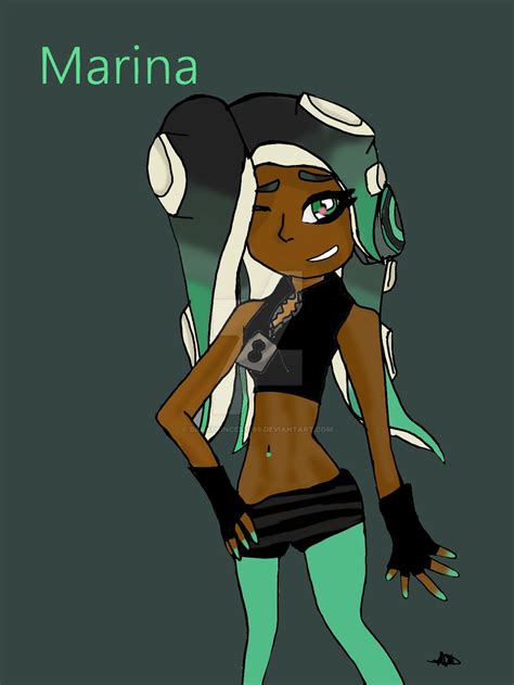 Splatoon 2- Marina Fanart- No Background by DarkPrincess069 on DeviantArt