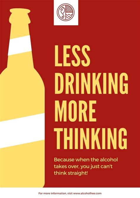 Free custom printable alcohol awareness poster templates | Canva