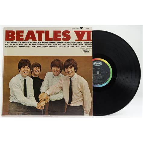 Vintage The Beatles "Beatles VI" Vinyl Record Album (See Description) | Pristine Auction