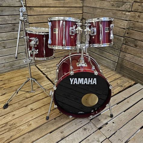 Drum Kit Acoustic Yamaha Stage Custom, Cranberry Red USED! RKYSC051223 | eBay