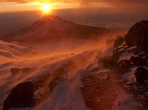 Mt. Kilimanjaro sunrise, Tanzania. In my wildest dreams I cannot fathom waking atop Kilimanjaro ...