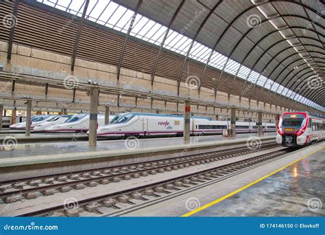 Seville Main Train Station, Santa Justa, a Busy Intercity Connection Hub Editorial Image - Image ...