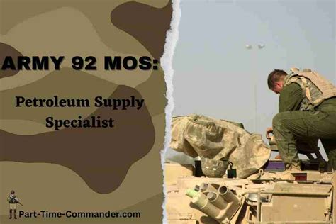 Army 92F MOS: Petroleum Supply Specialist