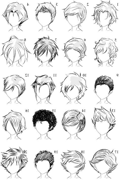 Male Anime Hairstyles Drawing at PaintingValley.com | Explore ...