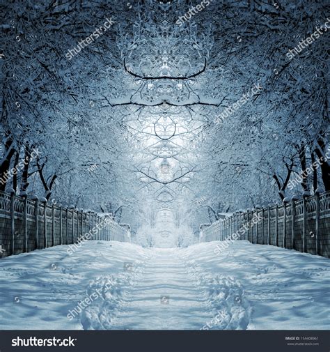 Abstract Winter Landscape Stock Photo 154408961 - Shutterstock