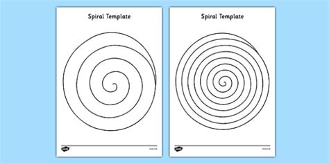 Spiral Template (Teacher-Made)