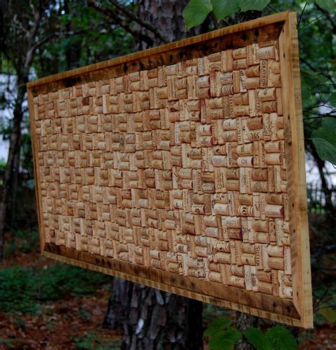 Medium Wine Cork Board/ Corkboard/ Framed Cork Board/ Wedding/