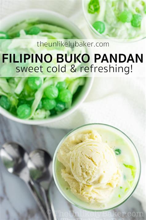 Buko Pandan Recipe - Refreshing Filipino Dessert - The Unlikely Baker®