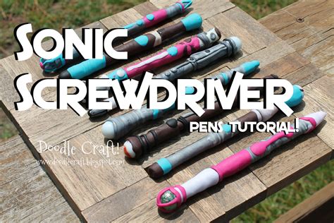 Doodlecraft: Doctor Who Week #5: Sonic Screwdriver DIY!