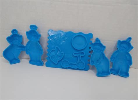 Teletubbies Play-Doh Molds Set Of 5 Hasbro Playdough Blue Vintage Toy | eBay