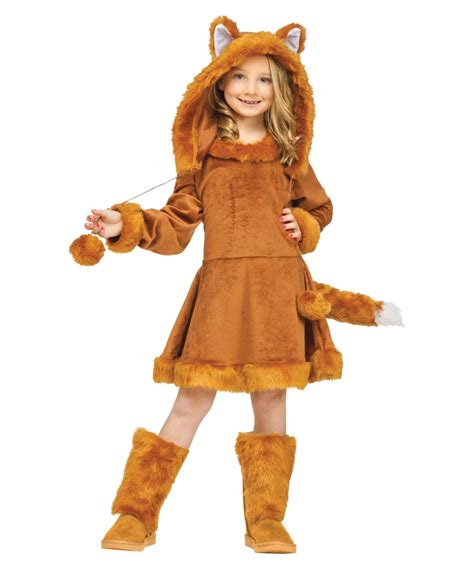 Sweet Fox Kids Wolf Animal Costume - Girls Costumes