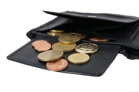 Premium Photo | Wallet with coins