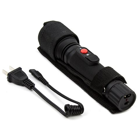 Stun Gun POLICE 305 With LED Flashlight & Safety Cap Rechargeable | PoliceMart | Self Defense ...