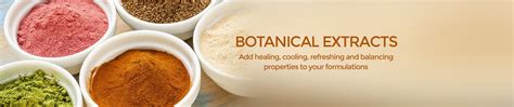 Botanical Extracts - Quality Ingredients In Natural Skin Care Products